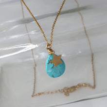 Load image into Gallery viewer, Turquoise Teardrop Necklace