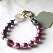 Load image into Gallery viewer, Purple Pearl Phone Strap