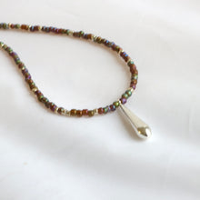 Load image into Gallery viewer, Silver Teardrop Necklace