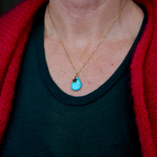 Load image into Gallery viewer, Turquoise Teardrop Necklace