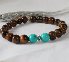 Load image into Gallery viewer, Unisex Tigers Eye Bracelet