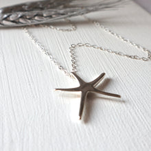 Load image into Gallery viewer, Silver Starfish with Silver Chain