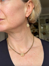 Load image into Gallery viewer, Pearl Cluster Seed Bead Necklace
