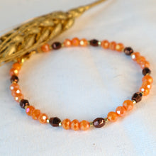 Load image into Gallery viewer, Orange Crystal Bracelet
