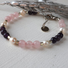 Load image into Gallery viewer, Amethyst Mix Bracelet