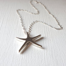 Load image into Gallery viewer, Silver Starfish with Silver Chain