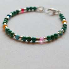 Load image into Gallery viewer, Green Gemstone Bracelet