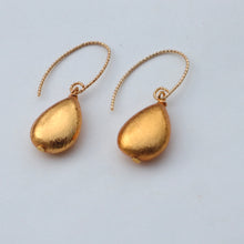 Load image into Gallery viewer, Gold Teardrop Earrings