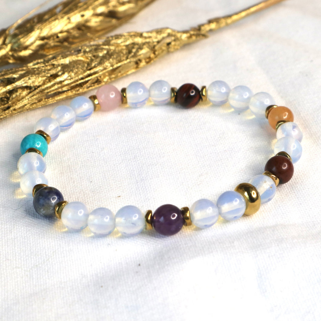 Opalite Chakra Bracelet