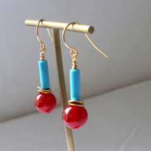 Load image into Gallery viewer, Carnelian Drop Earrings