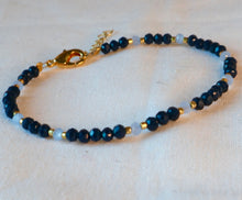 Load image into Gallery viewer, Midnight Navy Crystal Bracelet