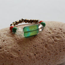 Load image into Gallery viewer, Green ombré ring
