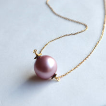 Load image into Gallery viewer, Single Pink Pearl Necklace