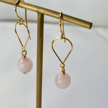 Load image into Gallery viewer, Rosequartz Earrings