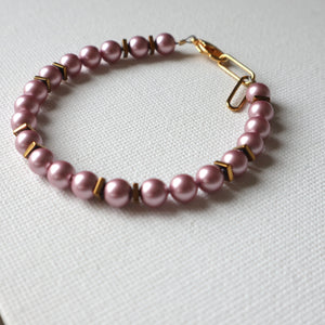 Pink Pearl Bracelet