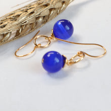 Load image into Gallery viewer, Deep Blue Earrings