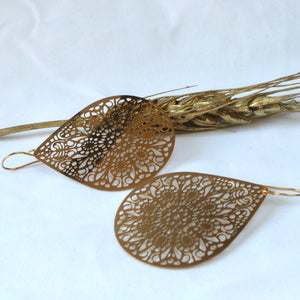Gold Filigree Earrings