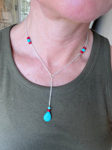 Lariat Turquoise Necklace