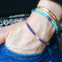 Load image into Gallery viewer, Purple Beaded Bracelet