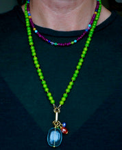 Load image into Gallery viewer, Burgundy Beaded Necklace