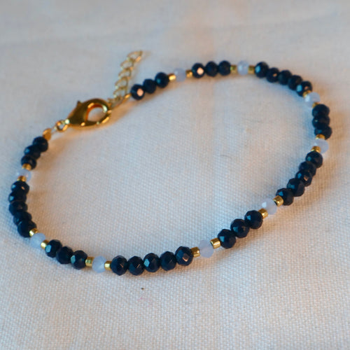 Midnight Navy Crystal Bracelet