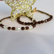 Load image into Gallery viewer, Bronze Crystal Bracelet