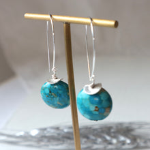 Load image into Gallery viewer, Blue Mosaic Earrings