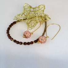 Load image into Gallery viewer, Bronze Crystal Bracelet