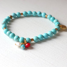 Load image into Gallery viewer, Turquoise Magnesite Bracelet