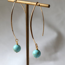 Load image into Gallery viewer, Turquoise Howlite Earrings