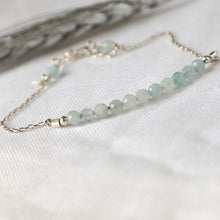 Load image into Gallery viewer, Aquamarine Silver Bracelet