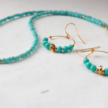 Load image into Gallery viewer, Turquoise Seed Bead Necklace