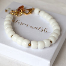 Load image into Gallery viewer, White Beaded Bracelet