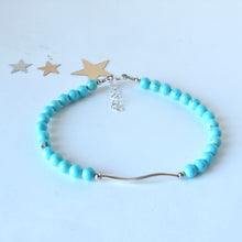 Load image into Gallery viewer, turquoise sterling silver bracelet