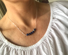 Load image into Gallery viewer, Lapis Lazuli and Sterling Silver Necklace - alisonwalshjewellery