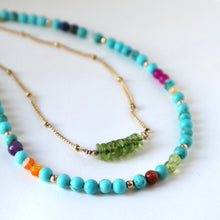 Load image into Gallery viewer, Turquoise Chakra Necklace