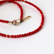 Load image into Gallery viewer, Red Coral Strand Necklace
