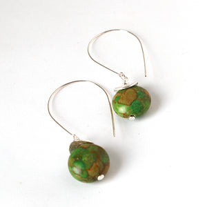 Mosaic Green Earrings