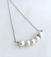Load image into Gallery viewer, Pearl and Sterling Silver Necklace - alisonwalshjewellery