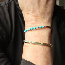 Load image into Gallery viewer, Bronze Turquoise Bracelet